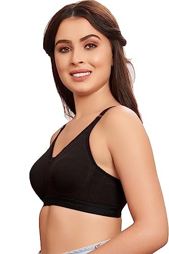 Image of MAROON 419 Women Cotton Blend Long Lasting Magical Lift T Shirt Bra Non-Wired and Non Padded, Seamless and Full Coverage