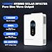 12000W All in One Solar Hybrid Inverter with WiFi, Max. 6 Parallel, 48V Split Phase, Built-in 2 MPPT Solar Charge Controller, 48V DC to 120V-240V Inverter for Home, RVs, Lead Acid/Li