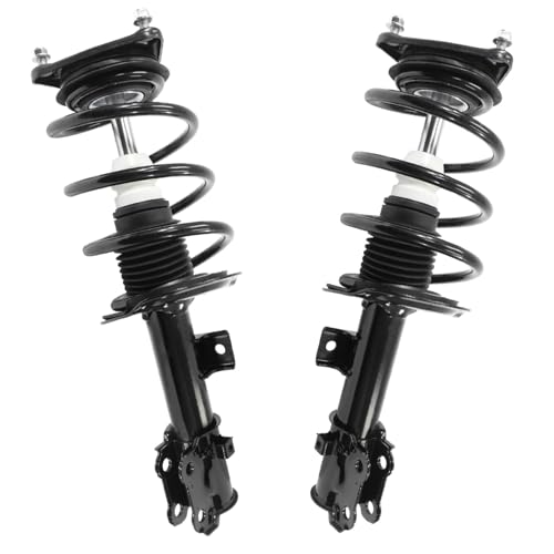 Image of Detroit Axle - 4pc Front Struts Kit for 2014 2015 2016 Kia Forte Koup Forte5, 2 Struts with Coil Spring 2 Lower Control Arms with Ball Joint Replacement Suspension Kit