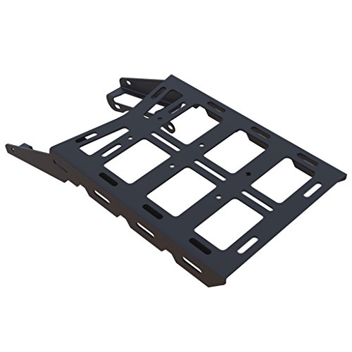 Cargo Rack Luggage Carrier Utility Rear Tail Holder Black Powdercoat fits: 08-16 Yamaha XT250 - Immix Racing - 100-005-black - Thumbnail 3