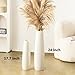 Ceramic Big White Floor Vase, 24