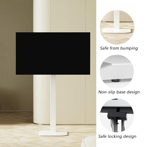 Support TV Universel avec Gestion des Câbles Intégrée et Structure Compacte Robuste - 7