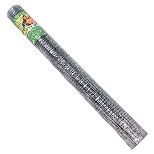 Alambre Amig - Rollo de Malla de Alambre Metálica de Acero Galvanizado | Cuadrada - 1 x 5 m