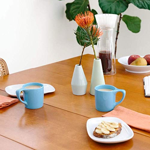 Set de 4 mugs de porcelana porcelain color verde salvia miniatura 2