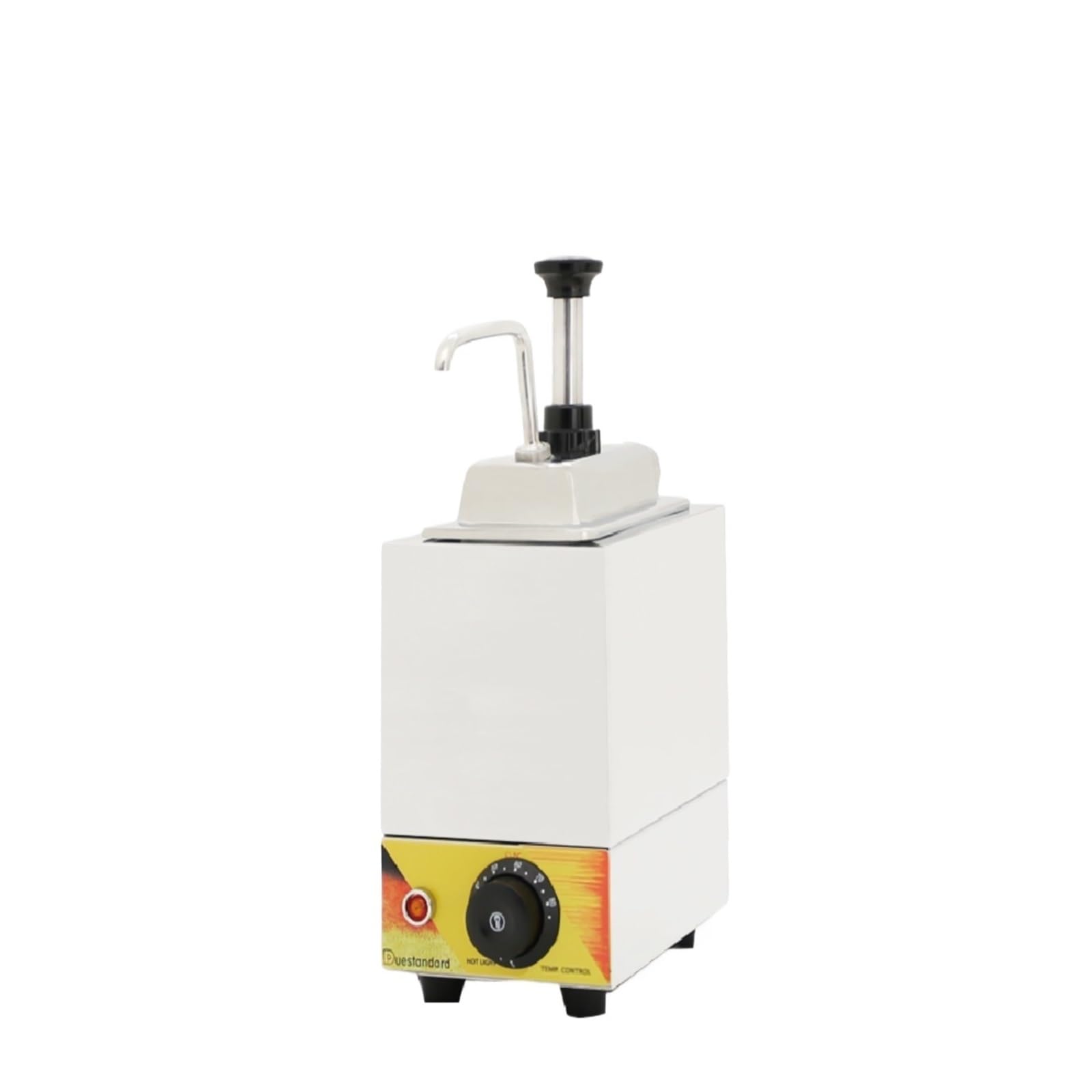 Gqnblvhzupdm Silver Syrup Machine, Np-327 Industrial Commercial Kitchen Restaurant Buffet Pump Electric Stainless Steel Sauce Dispenser(1)