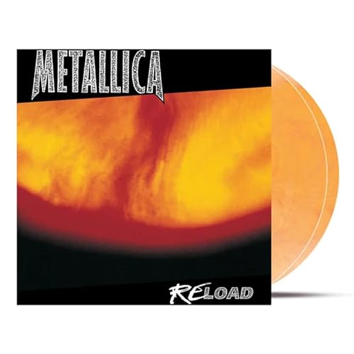 Album Art for Reload - Exclusive Limited Edition Flaming Fuel Colored Vinyl 2LP by Metallica