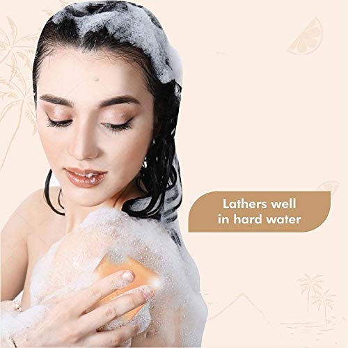 KLF Nirmal Cocosoft Handmade Coconut Soap, All-Natural, Moisturizing and Vegan, Pack of 5