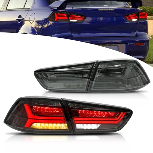Feux arrière LED Lancer fumés pour conduite nocturne sécurisée
