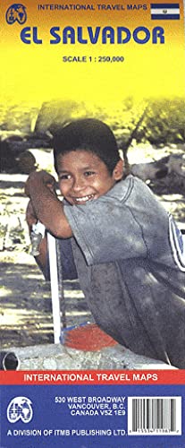 El Salvador 1:250,000 Travel Map 2006*** #TOP8