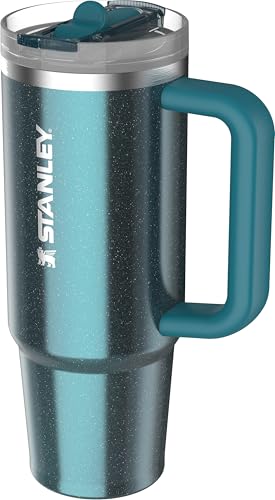Image of STANLEY Quencher ProTour Flip Straw Tumbler with Leakproof Lid 30 oz| Built-in Straw & Handle | Cupholder Compatible for Travel | insulated Stainless Steel Cup | BPA-Free | Ponderosa Shimmer