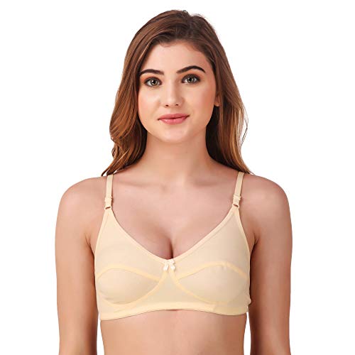 Image of Fasense Women's Wire Free Non Padded Cotton Bra