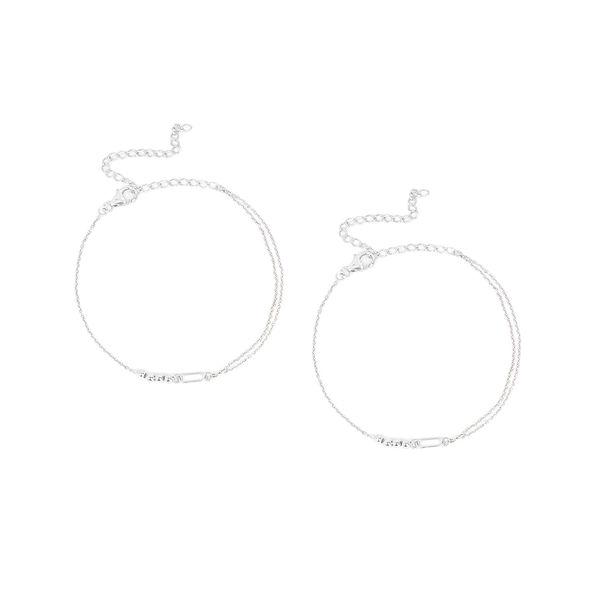 by CaratLane Imagine Anklet in 925 Silver for Women-image-29
