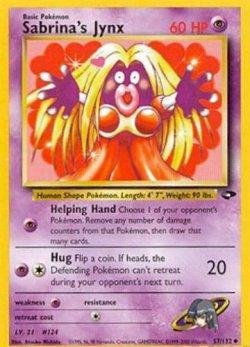 Pokemon Sabrina's Jynx - Gym Challenge - 57 [Toy]