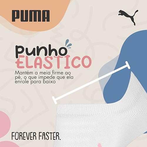 Kit 09 Pares de Meias Infantil Sapatilha Puma | KIT - C | 25-28
