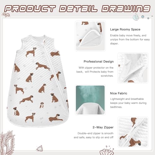 Image of vvfelixl Bright Funny Dinosaurs Baby Sleeping Bag Sleep Sack,Baby Wearable Blanket Sleep Suit for 0-6 Months