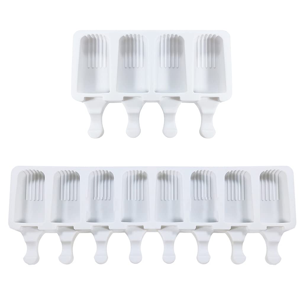Molde reutilizable for hacer helados, de silicona de grado alimenticio, for paletas caseras de cocina.,Moldes para helados