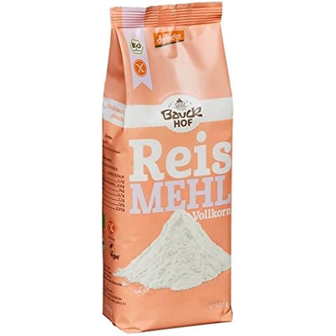 Bauckhof Bio Reis Mehl Vollkorn 500g Cover