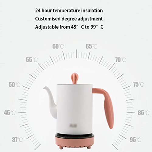 Hervidor eléctrico portátil 0.45 L con control de temperatura miniatura 6