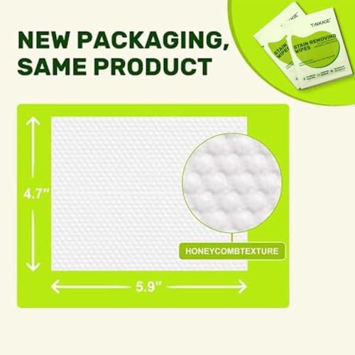 Image of Stain Remover Wipes for Clothes & Fabric, 26 Pack | Instant Clothing Stain Remover, For Shoes, Shirts & Jackets, Individually Wrapped Portable, For Travel & On-the-Go Cleaning