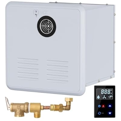 RV Tankless Water Heater,65000 BTU, Instant Hot Propane Gas Water Heater, DC 12V Power, Multi-Protection for RVers' Everyday Use