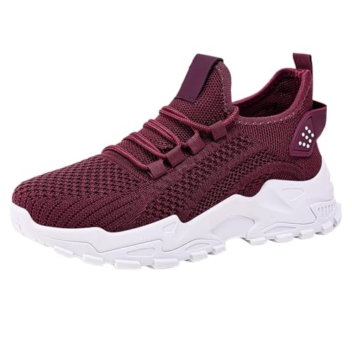 Zapatillas Deportivas Ligeras para Mujer Ortopédicas Zapatos De Verano para Correr Casual Zapatillas con Malla Transpirables para el Tiempo Libre Antideslizantes Zapatos Tenis Fitness Caminar Pasear