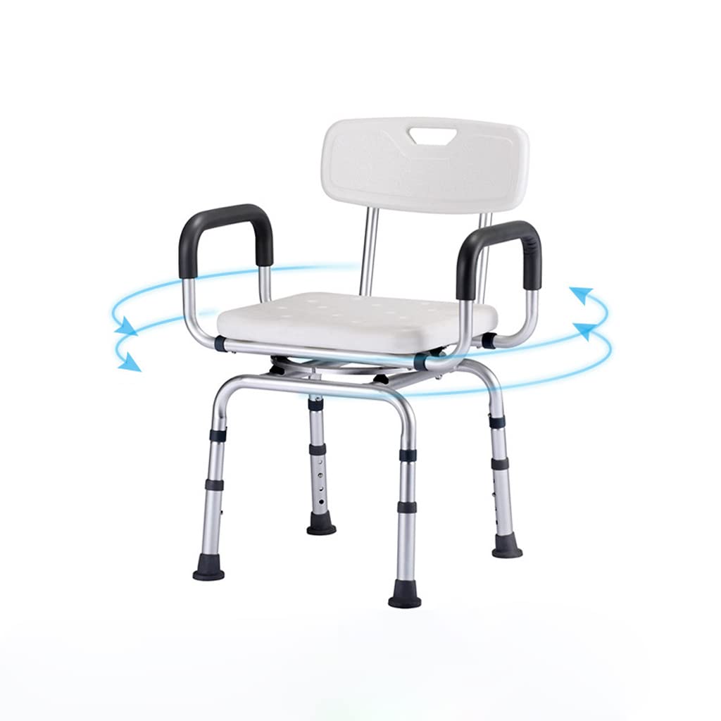 介護用　シャワーチェアー Amazon.co.jp: シャワーチェア 360°回転 介護用お風呂椅子 高さ4段階