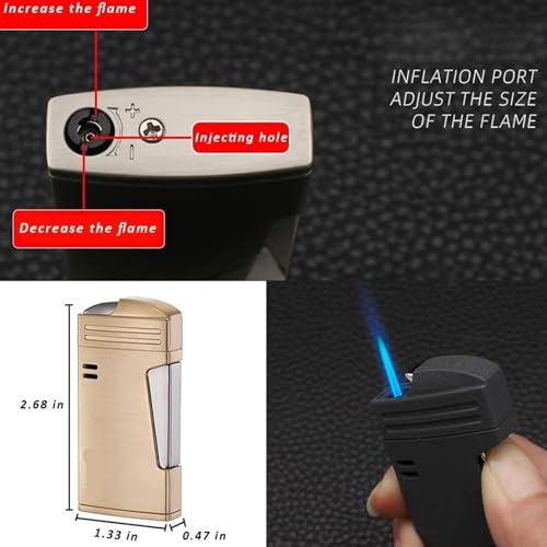 Encendedor de antorcha recargable con llama ajustable para un encendido preciso 4