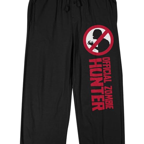 Official Zombie Hunter Men's Black Sleep Pajama Pants2