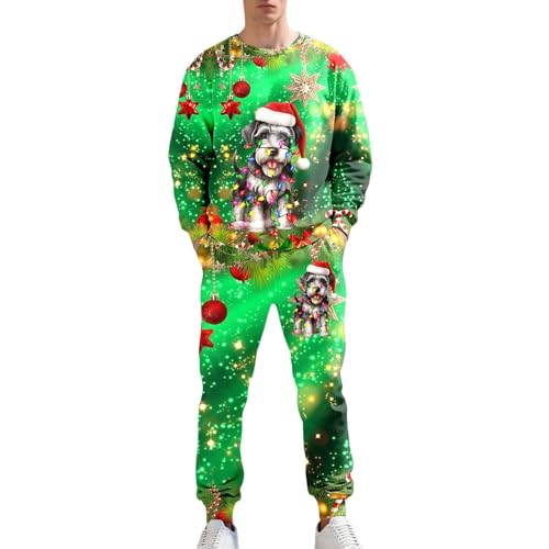 Ensemble homme en molleton vert pour oublier le stress du quotidien