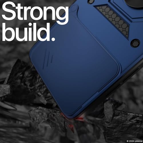 Image of Luxe Back Cover for iQOO Neo 10R 5G | D10 Tough Armor | Sliding Camera Shield | 360 Protection | Kickstand Ring Holder | Military-Grade Shockproof Bumper