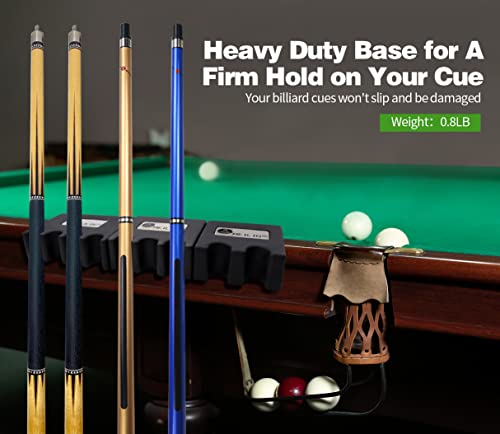 image for LFSEMINI Pool Cue Holder, 4-Cue Portable Pool Stick Holder for Table, 