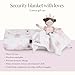 Evolur Princess Print 2 Piece Gift Set, Includes Blanket with Lovey, Warm and Cozy Baby Blanket, Machine Washable Nursery Bed Blanket, Soft and Charming Lovey