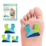 Welnove U-Shaped Felt Callus Pads, 18-Pc Pack – Self-Adhesive Cushions to Prevent Rubbing & Relieve Pain - Patterned
