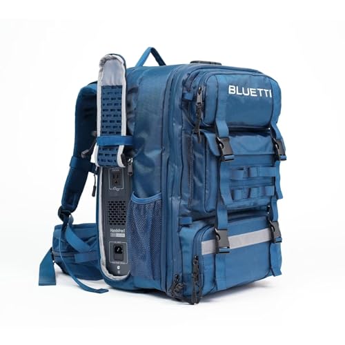 BLUETTI Handsfree 1 Portable Power Station, 268.8Wh 300W LiFePO4 Backpack Solar Generator with a 42L Drone Backpack, All in One Solar Power System for Hiking, Photography, Travel(Solar Panel Optional)
