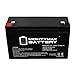 Mighty Max Battery ML12-6 .250TT - 6V 12AH Battery Replaces 10ah Enduring 3FM10 T2, 3-FM-10 T2-2 Pack