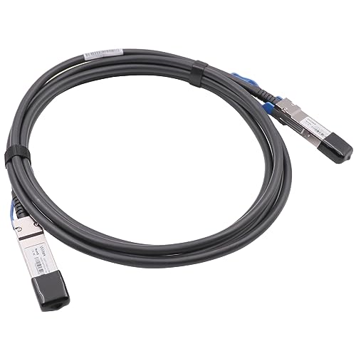 Image of 100GbE QSFP28 DAC Twinax Cable, 3 Meter 100GBASE-CR QSFP28 to QSFP28 Passive Copper Cable, Compatible for Mellanox MCP1600-C003, Blue Pull Tab