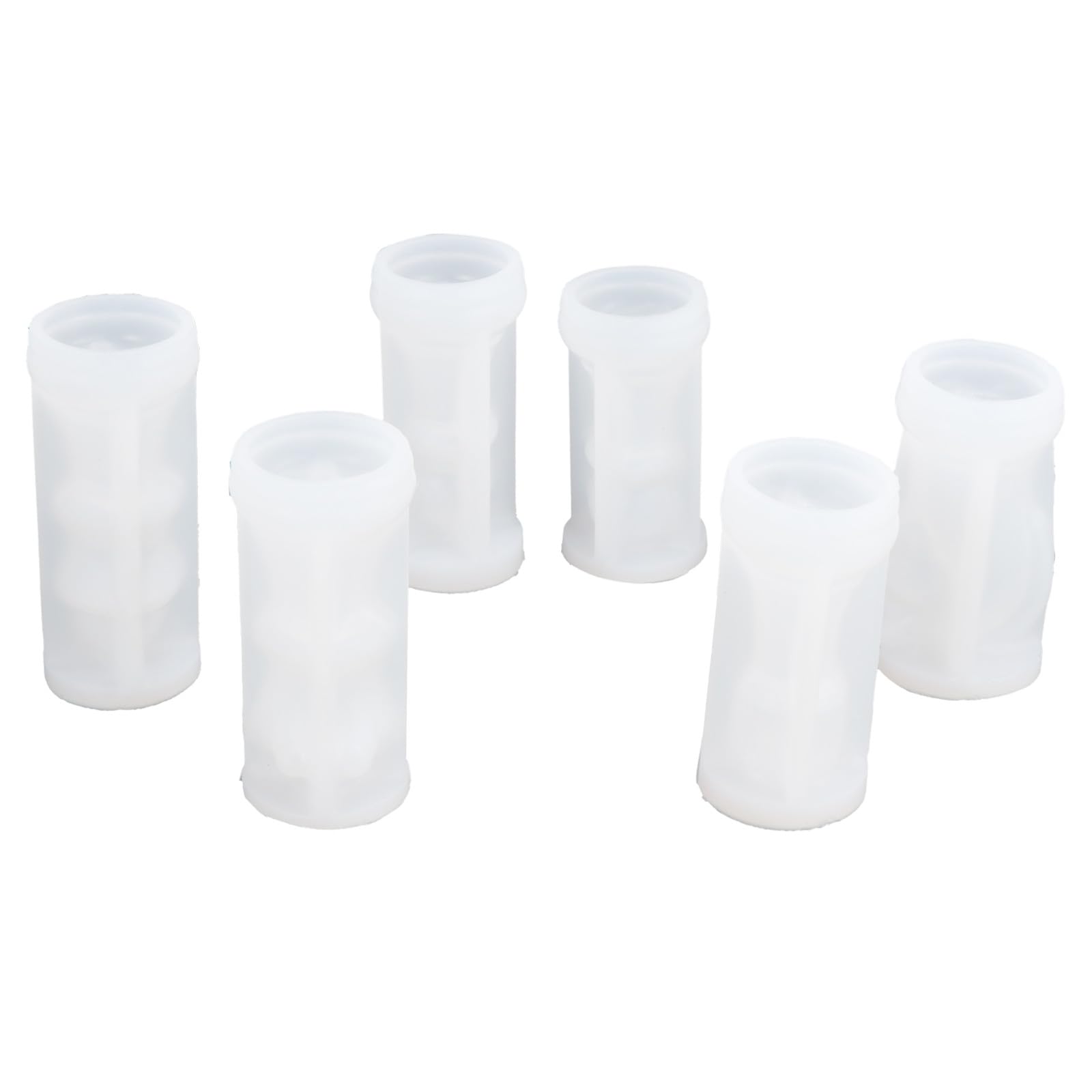 TOYANDONA Stampo in Silicone Facile da Usare e Pulire a Forma di per Candele 6 per Decorazioni