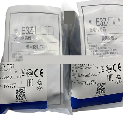 Interruptor fotoeléctrico E3ZG-T61 con sensor infrarrojo NPN de barrera para automatización