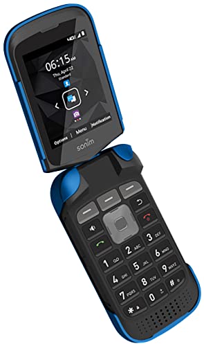 Nakedcellphone XP3PLUS-GRID-BLUE Series Compatible With Sonim Xp3 Plus Flip Phone Case thumb #4