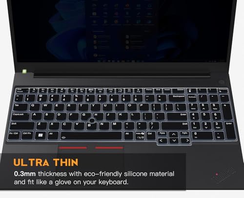 Protector de teclado para Lenovo ThinkPad E16/T16/P16/L15 16" miniatura 3