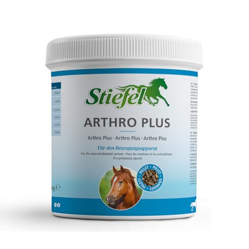 Stiefel Arthro Plus für Pferde, hochwertige Kombination aus Grünlippmuschelpulver, Vitaminen, Spurenelementen & Teufelskralle zur ernährungsphysiologischen Unterstützung des Bewegungsapparats, 1kg
