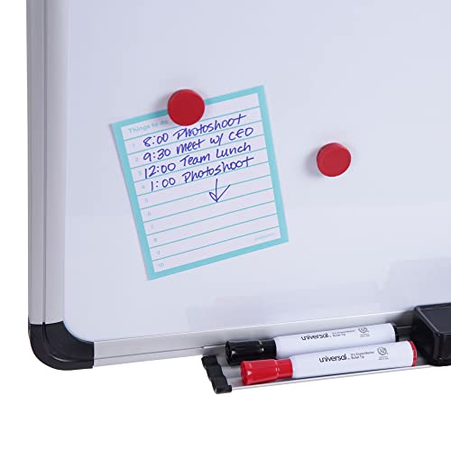 Universal 43842 Porcelain Magnetic Dry Erase Board, 48 X 36, White #TOP4