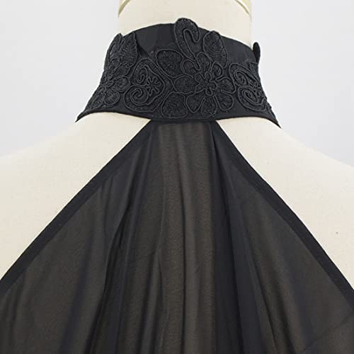 Womens Sheer Chiffon Shawls And Wraps For Evening Dresses Cover Up Formal Bridal Wedding Halter Long Capes4