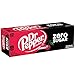 Dr Pepper Cherry Zero Sugar Soda, 12 fl oz cans, 12 pack