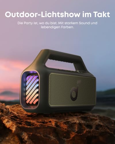 soundcore by Anker Boom 2 Outdoor-Lautsprecher, 80W, Subwoofer, BassUp 2.0 – Ansicht 5