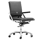 Zuo Modern Office Chair Black Lider Plus