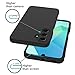 TENOC Phone Case for Samsung Galaxy A16 4G/5G, Black Case Anti-Fingerprint Protective Bumper Matte Cover