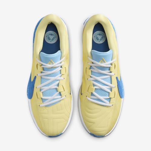 Nike Giannis Freak 5 Men's Basketball Shoes (DX4985-700, Soft Yellow/White/Light Laser Orange) Size 114