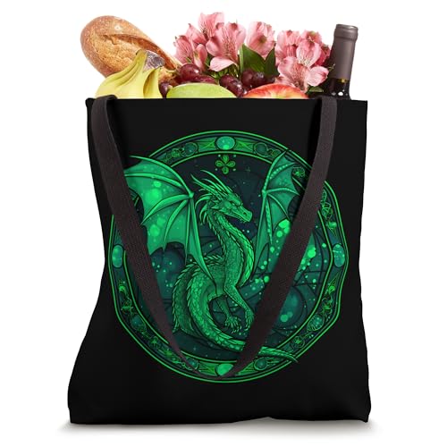 Bolso Tote Green Dragon miniatura 4