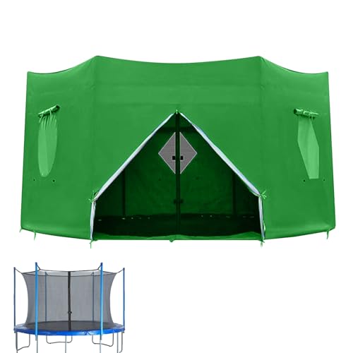 Protection anti-UV pour trampoline de jardin avec toit ajustable